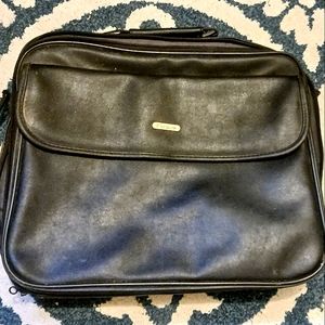 Targus leather laptop bag tote carrier